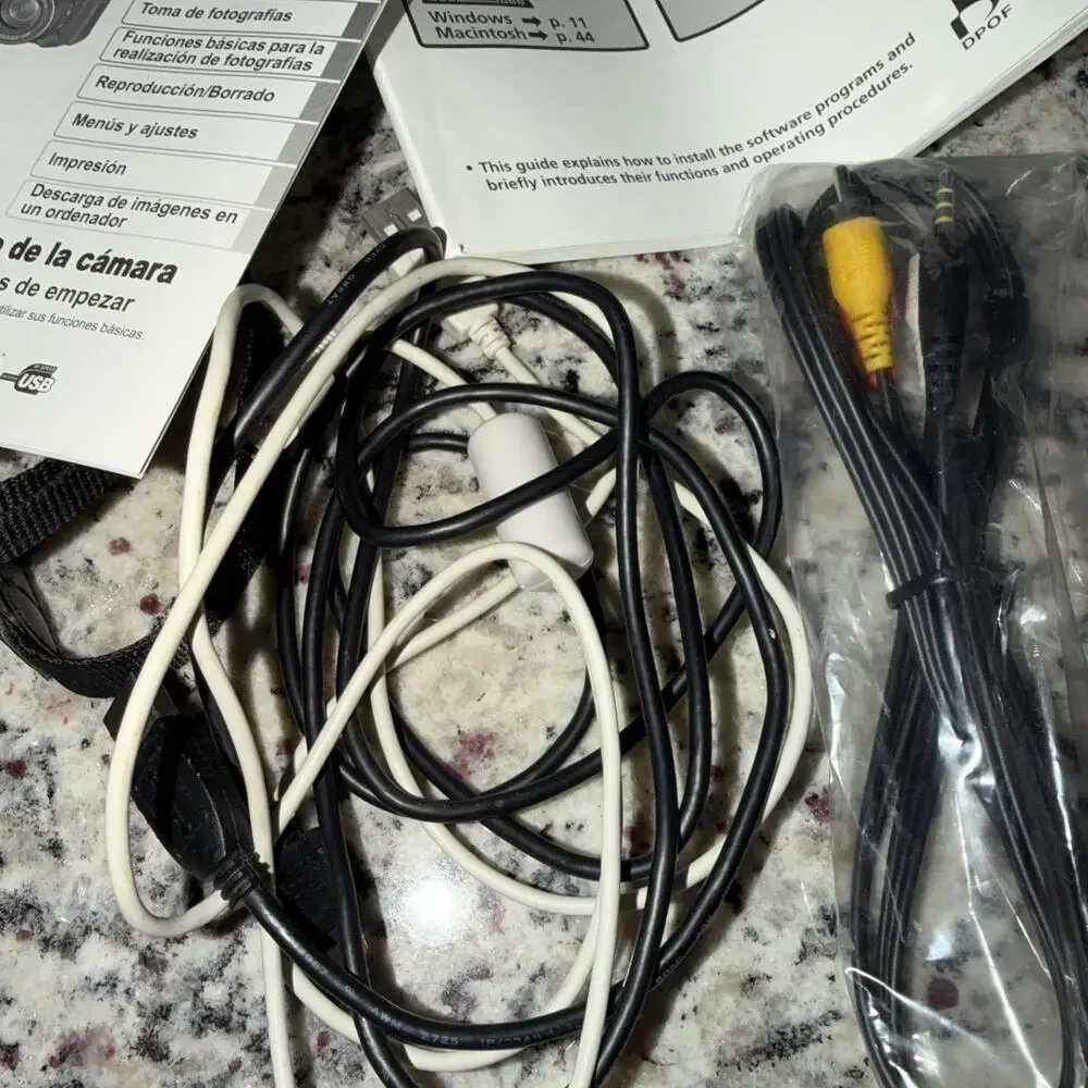 Canon PowerShot S3 IS 6.0MP Digital Camera Black In Box For Parts Not Working - Picture 10 of 10